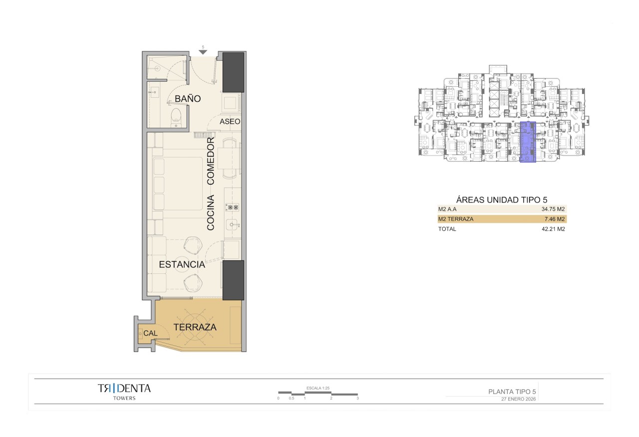 Tipo de Unidad Tridenta