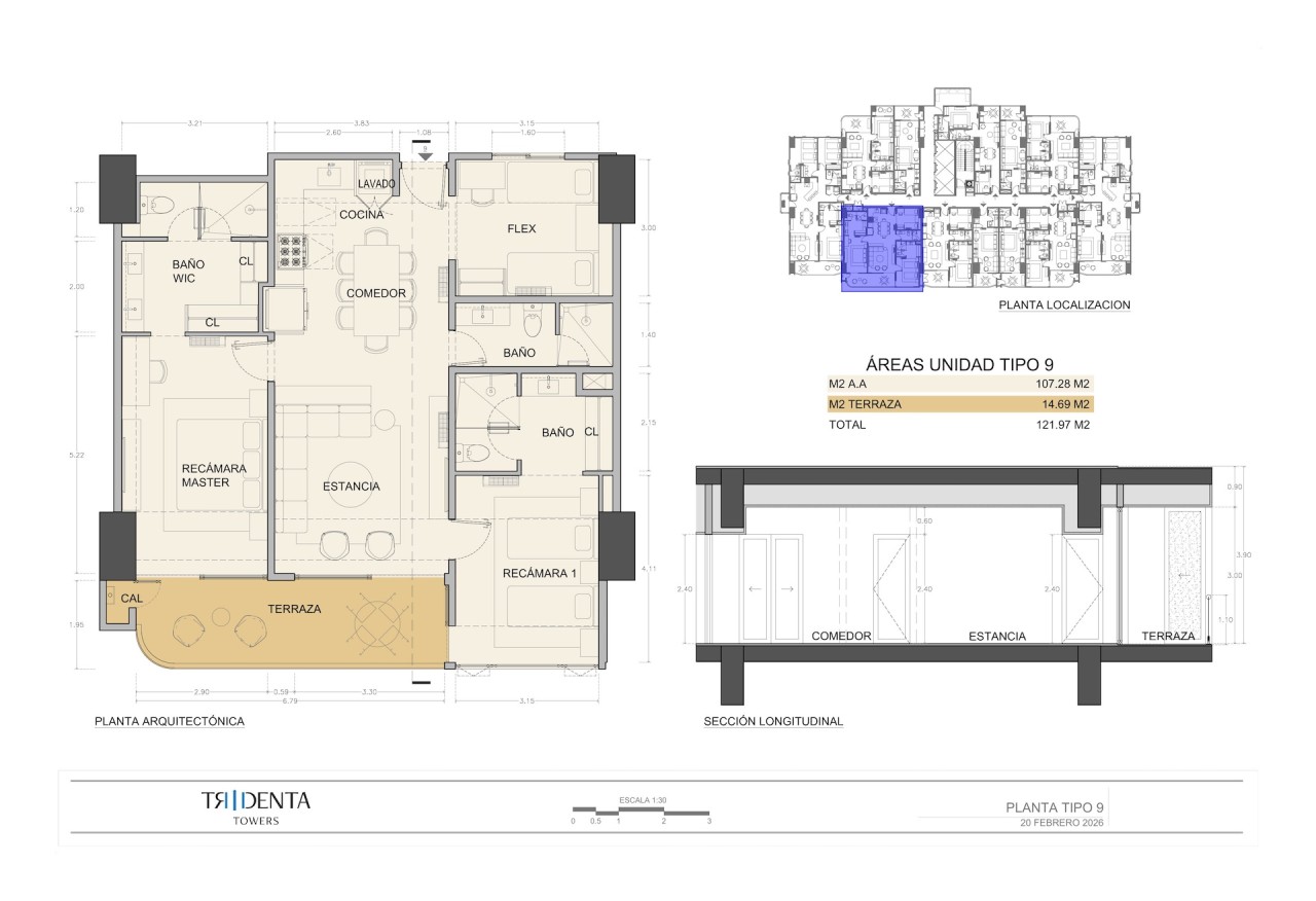 Tipo de Unidad Tridenta