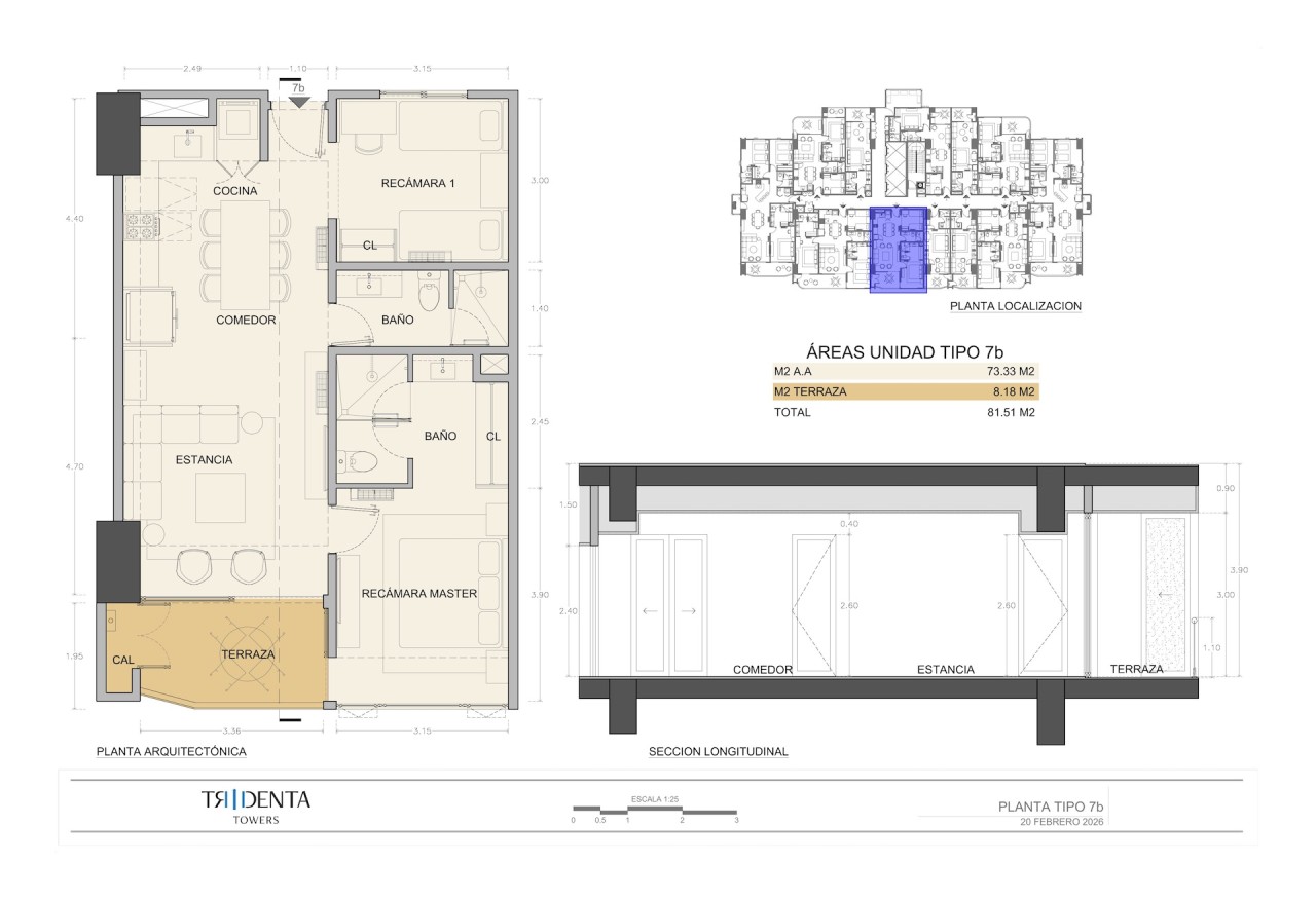 Tipo de Unidad Tridenta